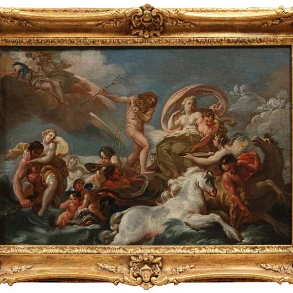 “Mythological Scene in the Heavens” by Jean-Hughes Taraval, Image 1.