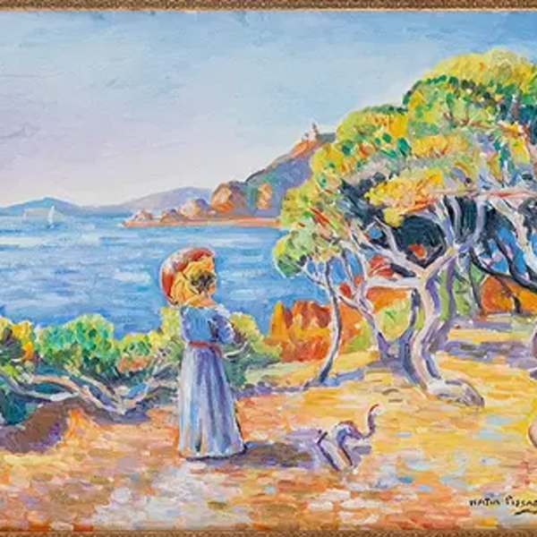 Figure by the Bay, Agay by Katia Pissarro, Image 1.
