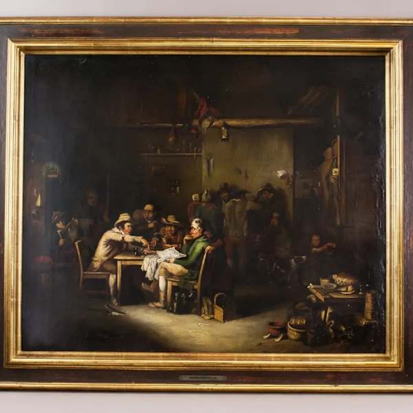 “Afternoon at the Scottish Inn” by Alexander Frasier, Alexander Fraser, Image 1.