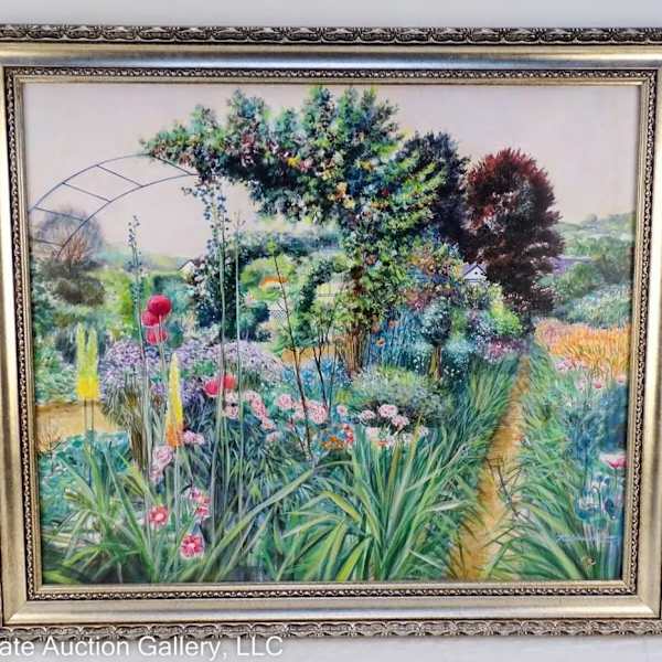“Floral Landscape of the Village Giveny” by Rolf Rafflewski, Image 1.