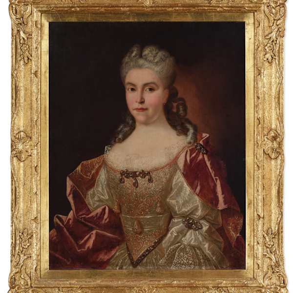 “French Noblewoman Louise Francois de Bourbon” by Francois de Troy, Image 4.
