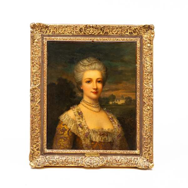“Portrait of an Elegant Lady” by ANTON RAPHAEL MENGS, Image 2.