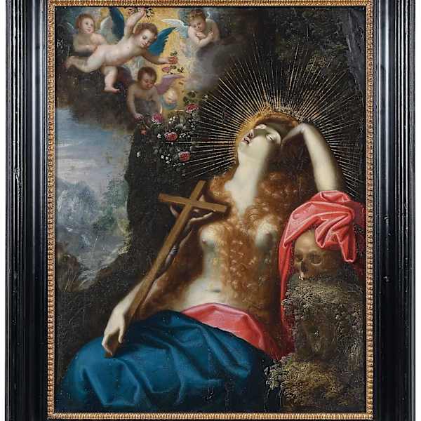 ‘Mary Magdalene in Ecstasy” by Follower of Jacques Bellange, Circle of Hendrick de Clerck, Image 2.