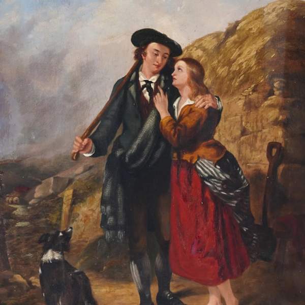 “The Shepherds Sweetheart” by Richard Ansdell, Image 4.