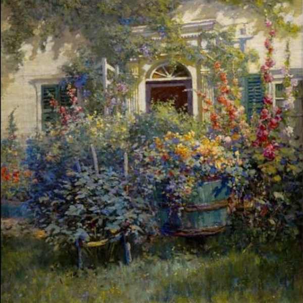 “Kennebunkport Doorway” by Abbott Fuller Graves (1859-1936), Image 4.