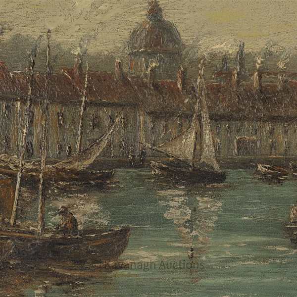 “Impression of the Harbor” by Henri Prost, Image 1.