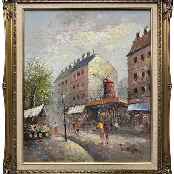 "Moulin Rouge Windmill" by Caroline C. Burnett, Image 1.