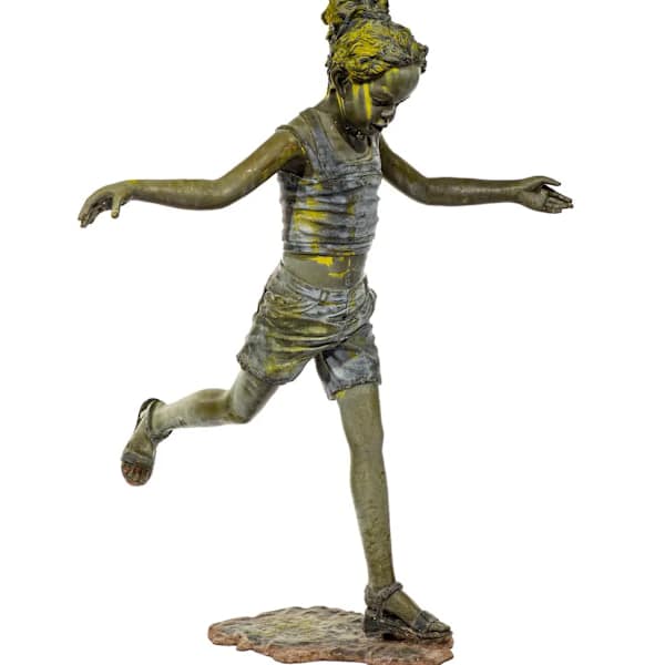 “Girl Running in the Forest” by Jim Davidson, Image 1.