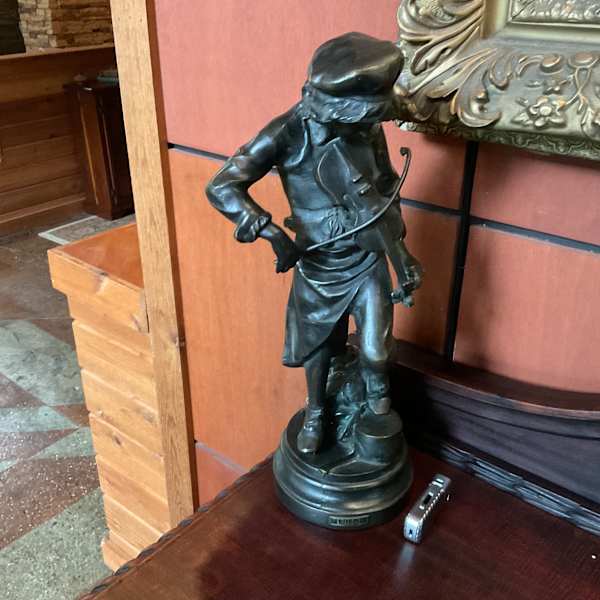 "Bronze Fiddler" by Unknown, French School, Image 2.