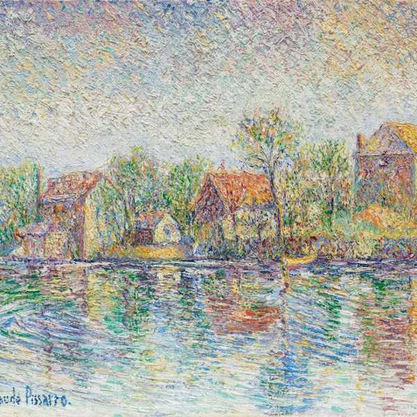 “L'ancienne papeterie de Saint-Hilaire-Saint-Mesmin”  "The old Stationery of Saint-Hilaire-Saint-Mesmin" by Hugues Claude Pissarro, Image 1.