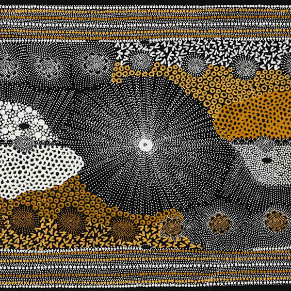 Ngapa (water dreaming) by Janet Long Nakamarra, Image 2.