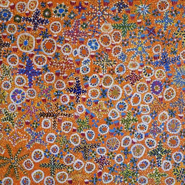 Bush Flowers and Medicine plants by Margaret Kemarre Ross, Image 1.