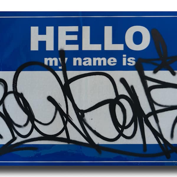 Hello, My Name Is (Blue) by Toons, Image 1.