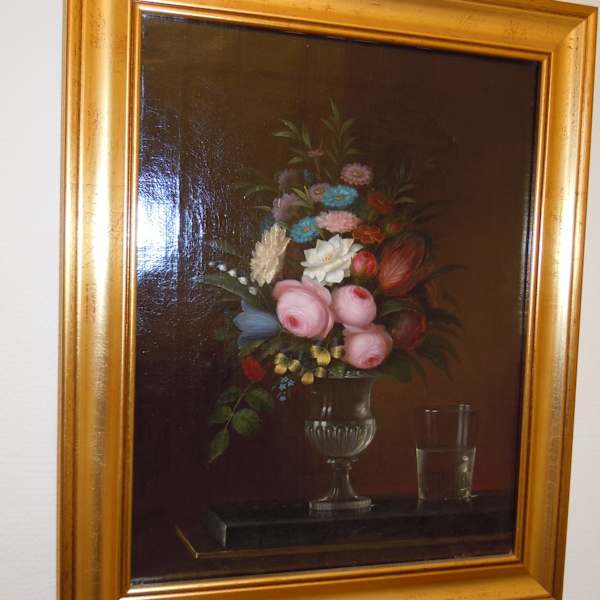 Blomsterstilleben by Okänd, Image 1.