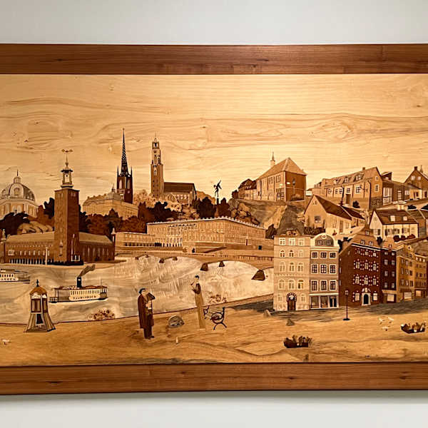 Stockholmscollage by Anita Jany von Battaszek, Image 1.