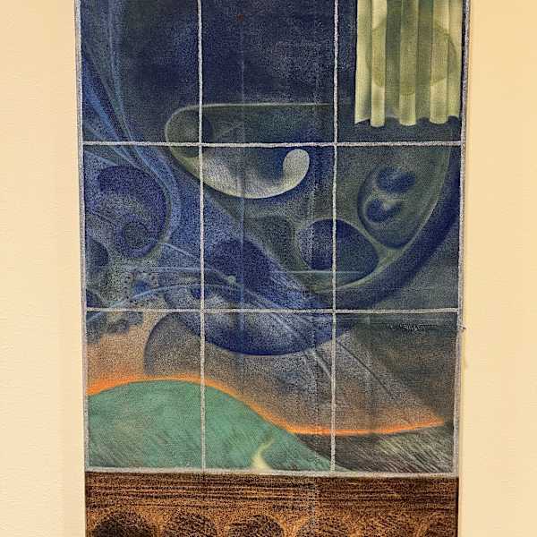 Skiss till ”Under the Cogwheel Tree, Above the Eletric Suns” by Josefina Anjou, Image 1.