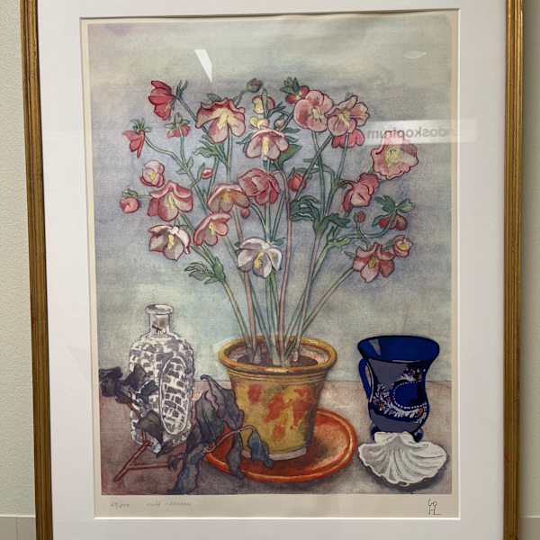 Anemoner i kruka by Hilding Linnqvist, Image 1.