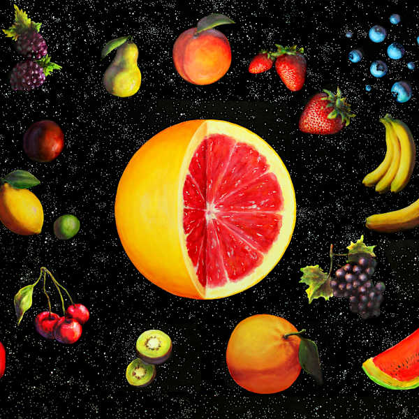 Fruits in Space by Jacob Broughton, George "Spaceman" Browning, Image 1.