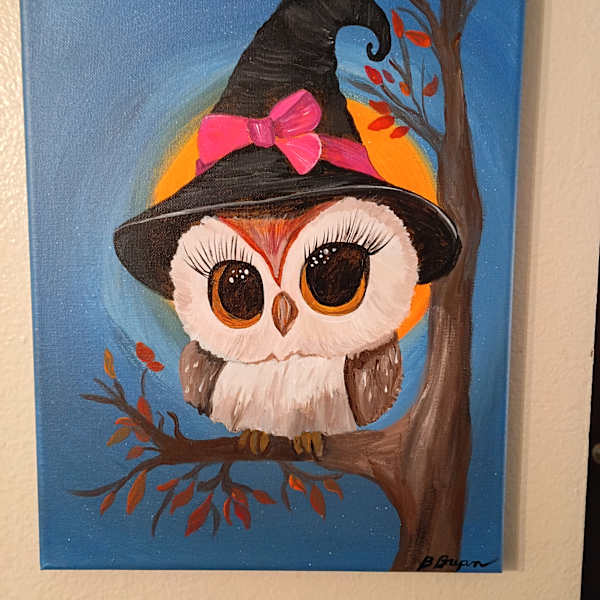 Witchy Owl girl by Bobby Bryan, Image 1.