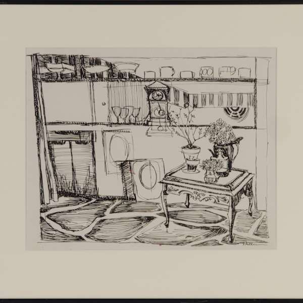 Inez's Mustach Cups by Beverly Hallam, Image 2.