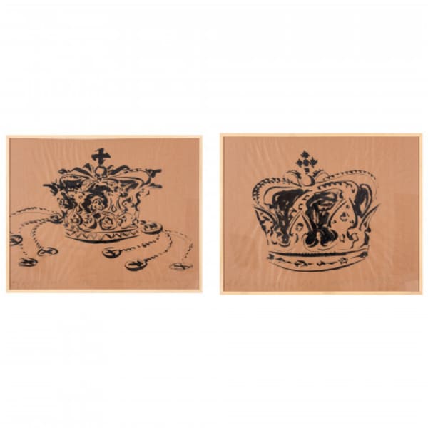 The Royal Crown; Queen Maria's Crown - Diptych (Coroana Regală; Coroana Reginei Maria - Diptic)* by Mircea Cantor, Image 1.