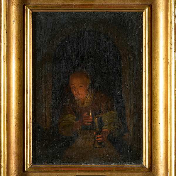 Kvinde med lys (tilskrevet) by Gerrit Dou, Image 3.