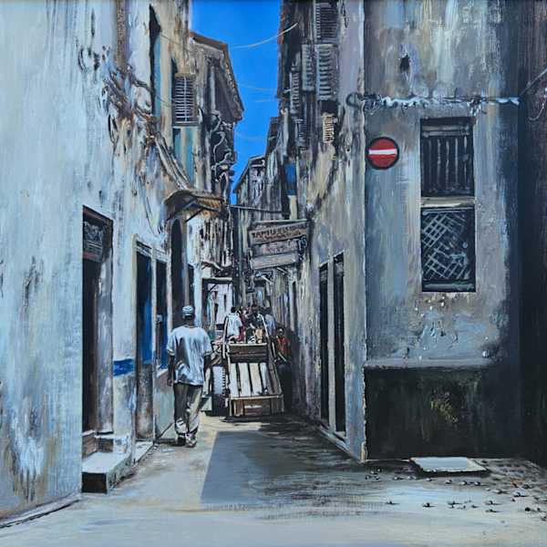 Busy Narrow Street by Steve Lance, Image 2.