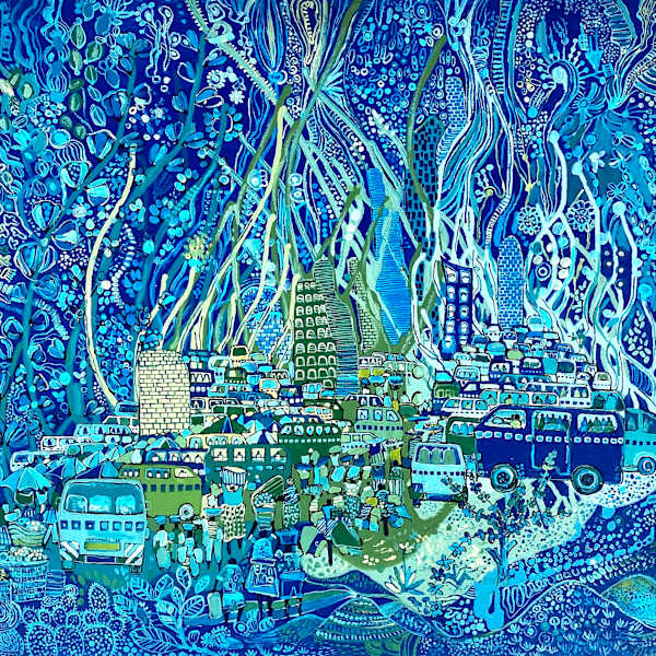 The city market conversations by John Bosco Muramuzi, Image 1.