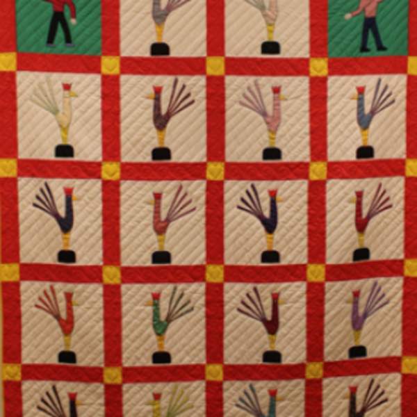 Minnie Adkins Folk Art Quilt by Minnie Adkins, Image 1.