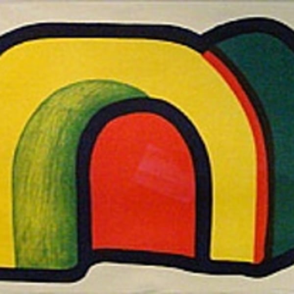Elephant Rainbow by Howard Hodgkin, Image 1.