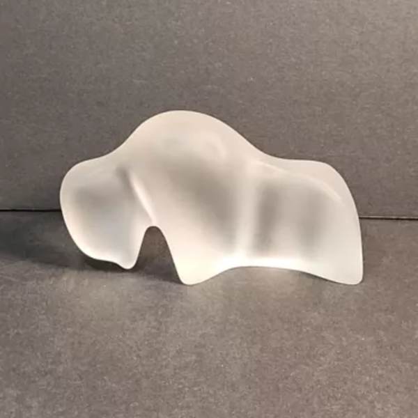 Arnolfo di Cambio Satin Glass Bison by Edoardo Dal Seno, Image 1.