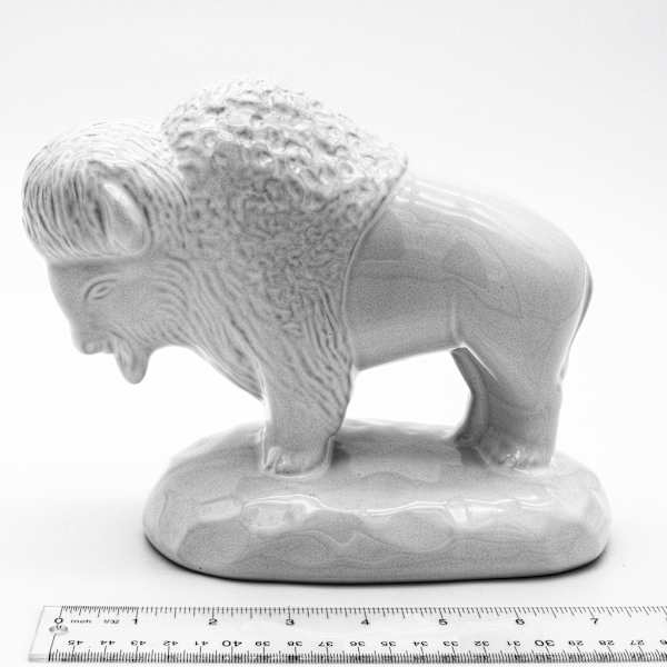 Frankhoma Pottery Limited Edition Bison by Joniece Frank, Image 6.