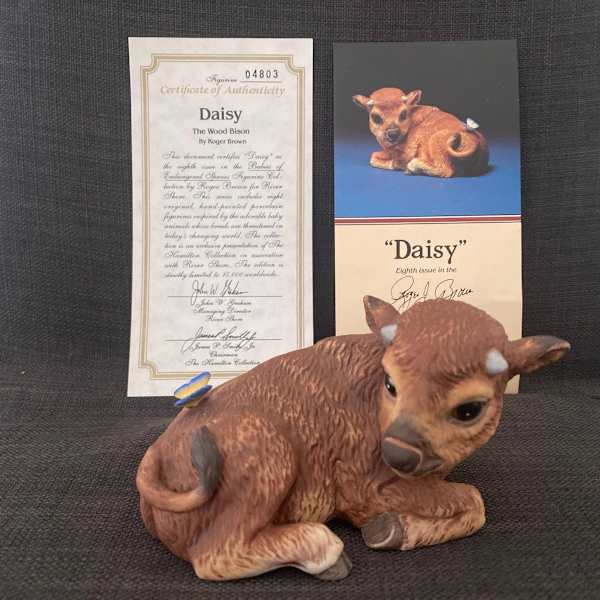 "Daisy" - Roger Brown's Babies of Endangered Species Figurine Collection - River Shore Ltd. / Hamilton Collection by Roger Brown, Image 5.