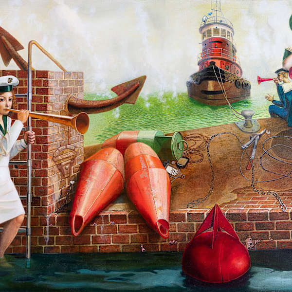 "Fog Horn Sentry" by Henryk Fantazos, Image 1.