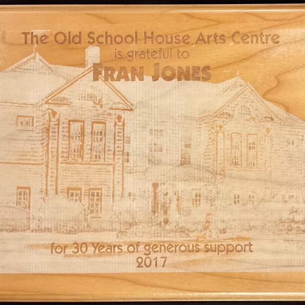 Support Plaque - Fran Jones by Fran Jones, Image 1.