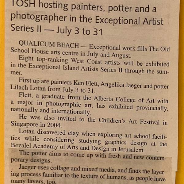 Acclaimed artists at The Old School House by Nixie Barton, Ray Bradbury, Janice Bridgman, Ken Flett, Angelika Jaeger, Lilach Lotan, Image 1.