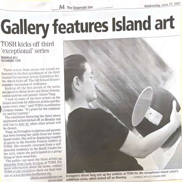 Gallery features Island art by Brian Scott, Brian Simons, Alison Tang, Image 1.