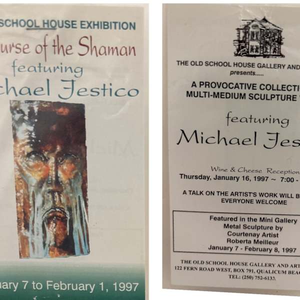 Exhibitions January to December- 1997 by Larry Aguilar, Wanda Ashmore, Mary Leigh Campbell, Wayne Clarke, Don Emerson, Ken Flett, Doug Folkins, Connie Geerts, Lynsey Gibbons, John Gillespie, Dan Gray, Tim Haley, Jane Hamilton-khaan, Gerda Hoffman, Walter Hughes, Bob Hunt, Gordon Hutchens, Michael Jestico, Ted Jolda, Jason Marlow, Francois Mongeau, Lynn Orriss, Pauline Pike, Kevin Pollard-Wright, Sandy Richardson, Cheryl Rimmer, Jim Roscoe, Patricia Seltzer, Sheila Steele, Marguerite Stevens, Elaine Thompson, Elena Travanut, Anne Marie Veale, Pat Wehrman, Oleg A. Minin, Lindy Michie, John Parry, June Boggs, Lynne Johnson, Annie MacGillivray, Sue Taylor, Image 1.