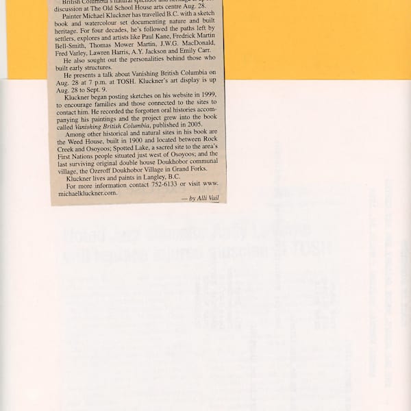 Heritage at TOSH by Michael Kluckner, Image 1.