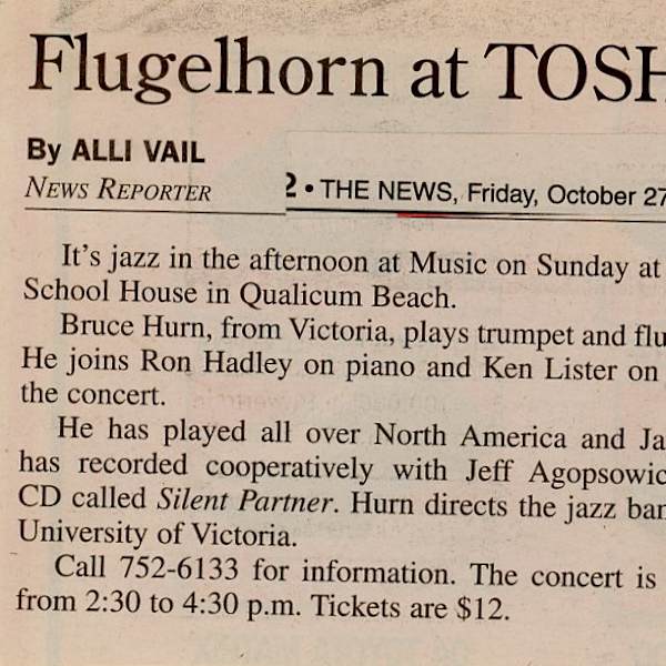Flugelhorn at TOSH - 2006 by Ron Hadley, Bruce Hurn, Ken Lister, Image 1.