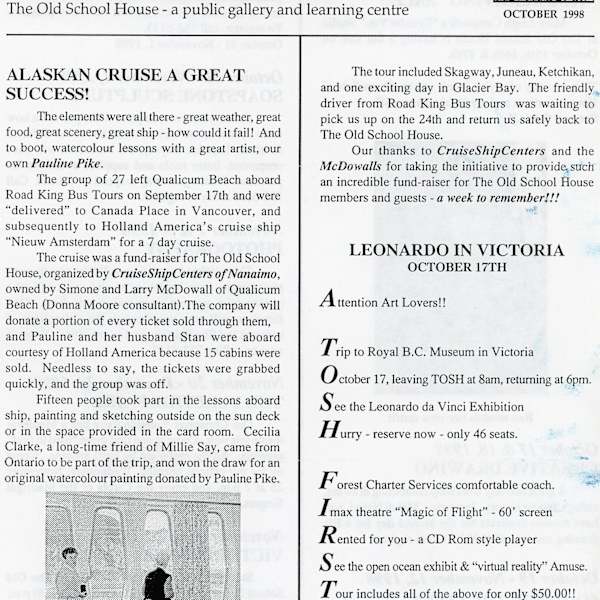 Newsletters 1998-2005 by Ted Jolda, Jo Ludwig, Bruce Hurston, Donna Baspaly, Jean Grant Horner, Browni Joerin, Ken Kirkby, Joan Larson, Jason Marlow, Bill McKibbin, Pauline Pike, Frank Lewis, Roger Moore, Christian Nicholay, Joyce Barr, Janice Bridgeman, Helene McIntosh, Lynn Orriss, Anne Marie Veale, Maureen Walker, Bill Britton, Enid Cheney, Ian Garrioch, Dan Gray, Sally Laidlaw, Tanya Parker, Brody Coombs, Elgin-Skye Mclaren, Lynsey Gray, Brianna Muchlenberg, Arlene Angelo, John Barton, Merv Brandel, Mary Leigh Campbell, Vivien Frow, John Hellum, Gerda Hoffman, Jason Marlow, Lynn Orriss, Vicky Turner, Image 2.
