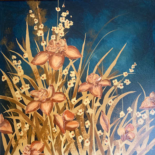 Untitled Floral Painting by Stephen Kaye, Image 1.