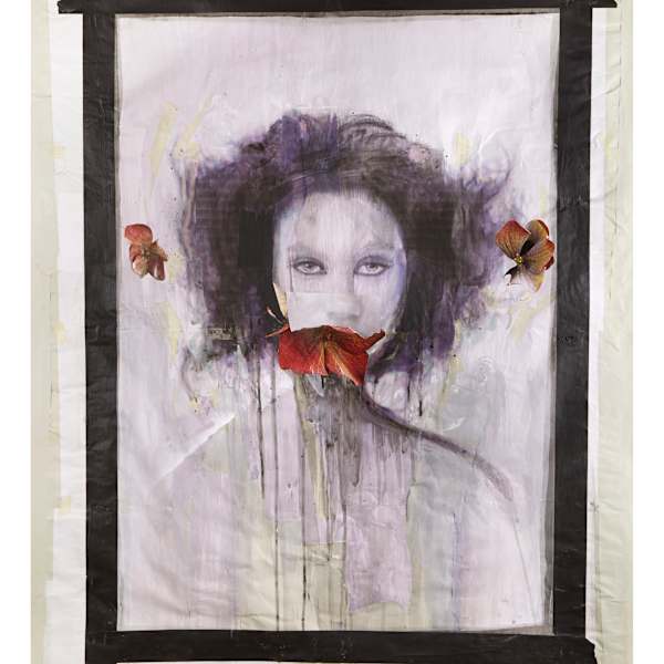 Alina With Flower in Mouth by Liam Alexander, Image 1.