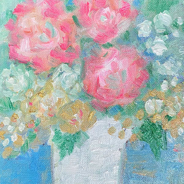 Pink Roses by Dana Cargile, Image 2.