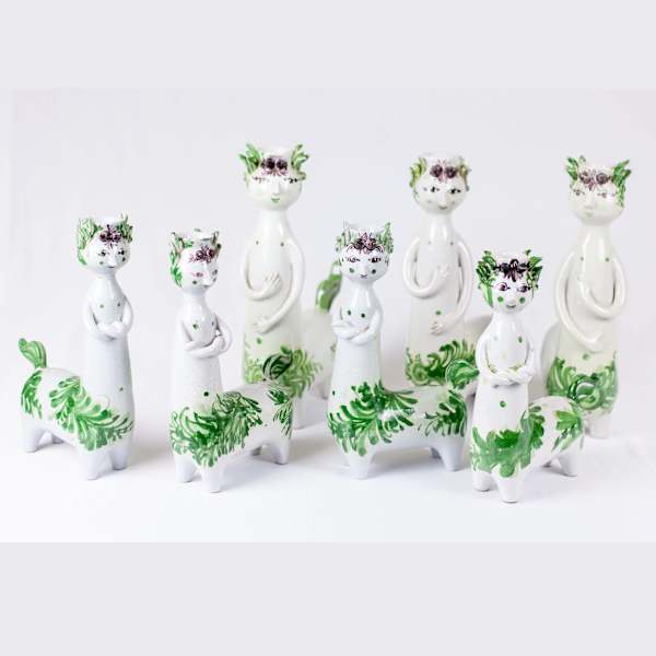 Centaur Candlestick Holders by Bjørn Wiinblad, Image 6.