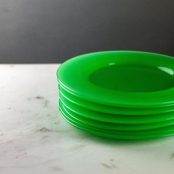 Green Jade dinnerware by Steuben, Image 1.