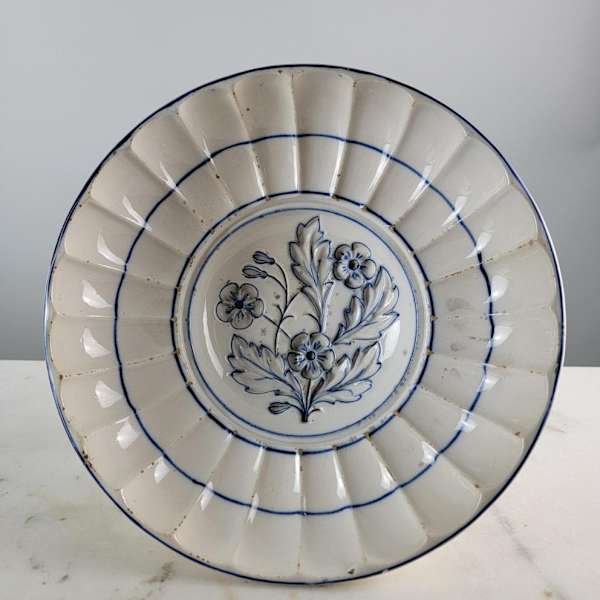Waechterbach Blue and White Bowl by Waechterbach Ceramics, Image 1.