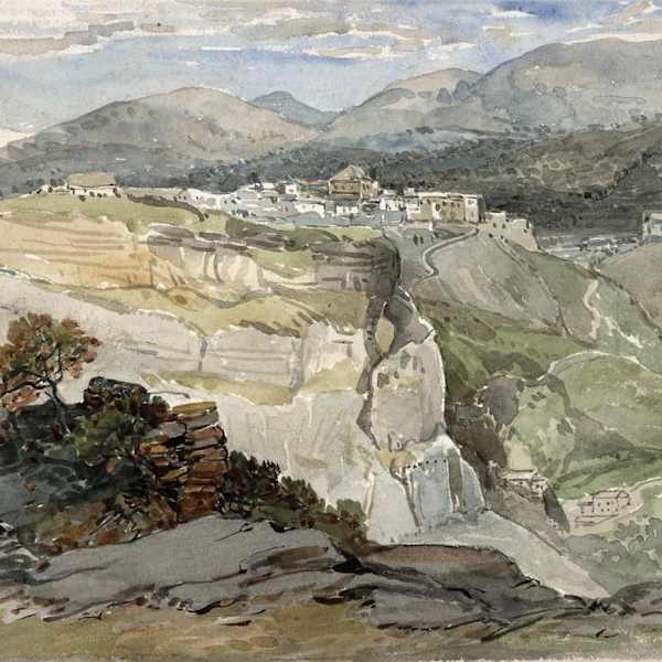 Ronda Spain by Paul H Ellis (British, fl.1882-1908), Image 1.