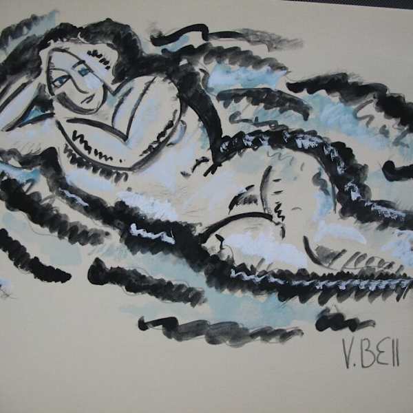 Lying figure by Vanessa Bell, Image 1.