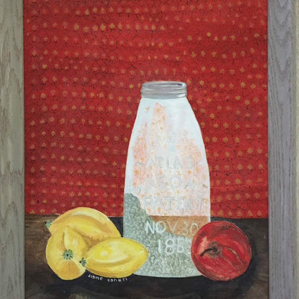 Fruit & Bottle by Diane Cohen, Image 1.